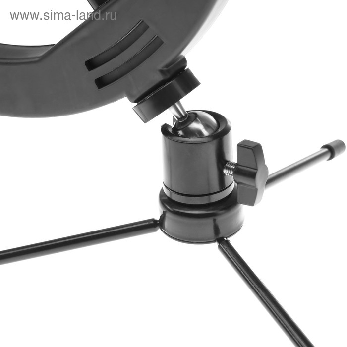 УЦЕНКА Светодиодн. лампа для селфи на штат.AKS-004,10"(26 см),20 W,3 режима,работает от USB